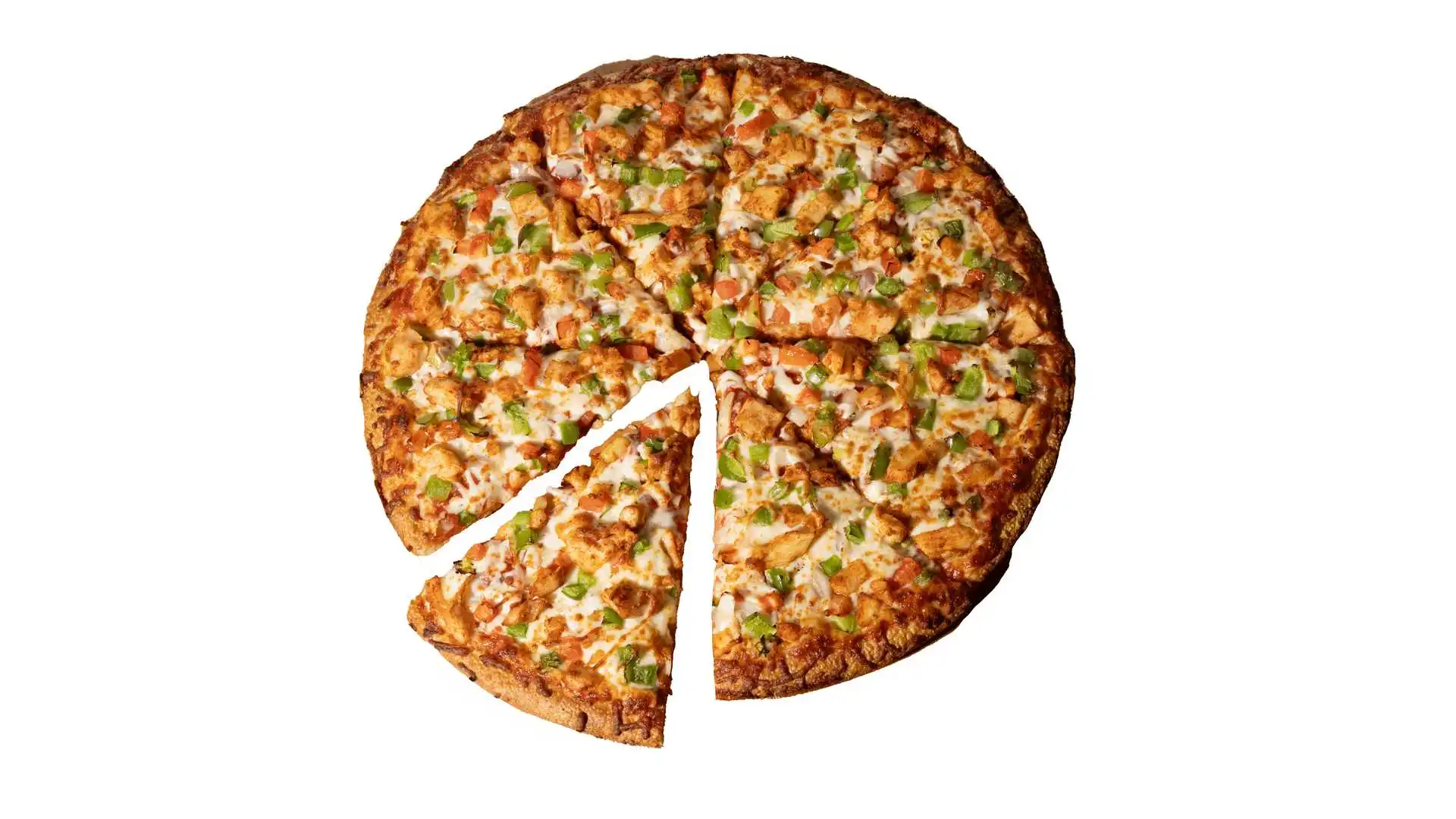 Delicious Butter Chicken Pizza at Pizza64 Beaumont Alberta